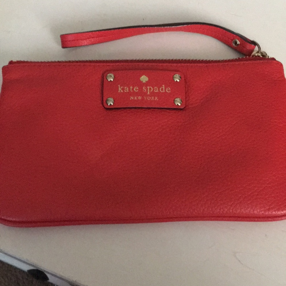 Kate Spade wristlet pouch.