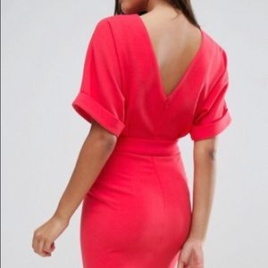 ASOS wiggle dress- belt not included, never worn