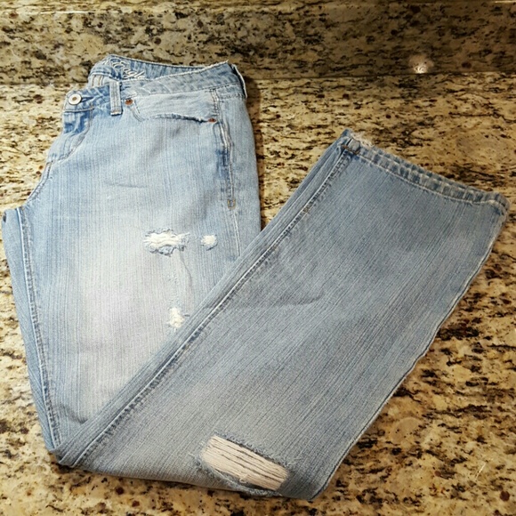 American Eagle Outfitters Denim - American Eagle True Boot Destroyed Jeans!