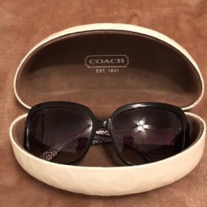 Authentic Coach sunglasses with case