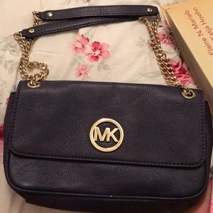 Purple Michael Kors cross body purse
