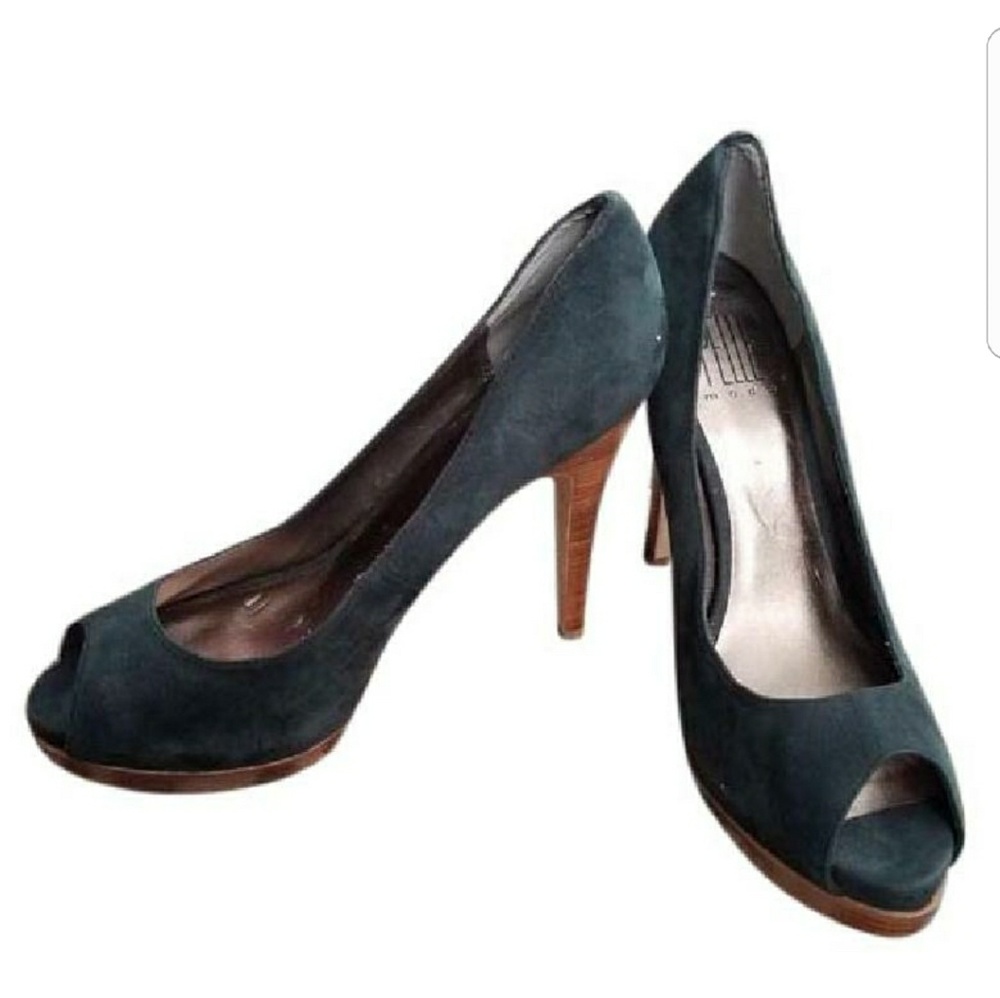 Pelle moda Hunter green heels
