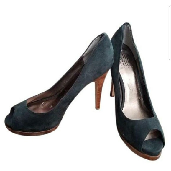 Pelle moda Hunter green heels - Picture 1 of 1