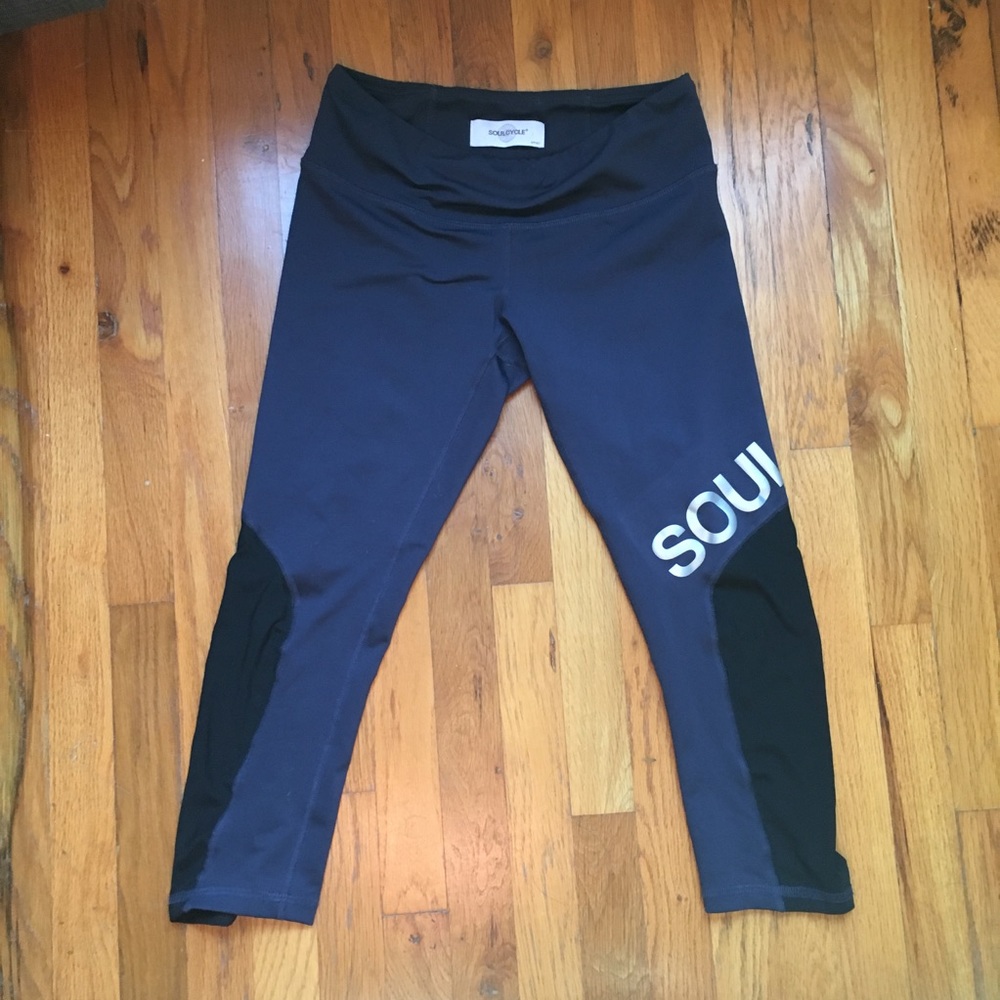 Soulcycle Navy Cropped Leggings