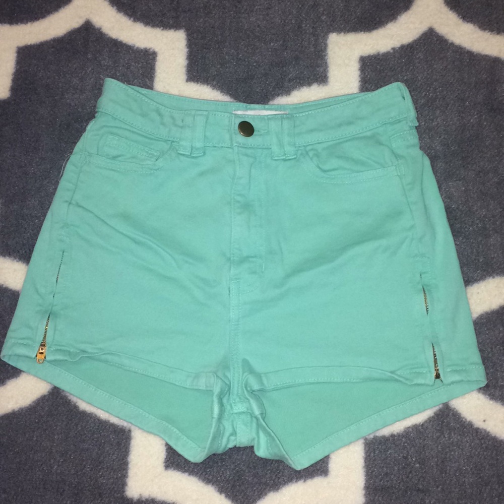 High waisted shorts