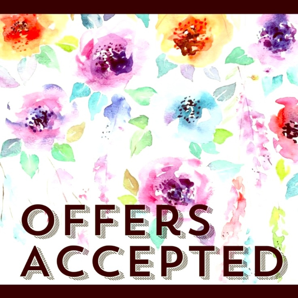 Always open to offers!