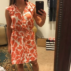 Fun Loft orange silky dress