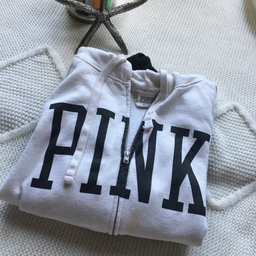 PINK Zipper Jacket with Drawstring Hood🖤✨