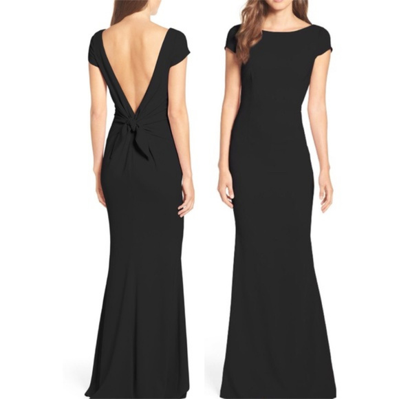 katie may black gown