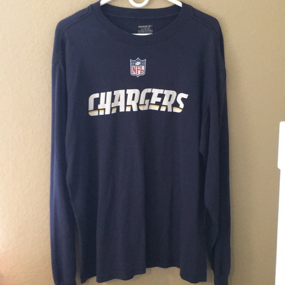 Long sleeve Charger's T-shirt. XL. Made by Reebok