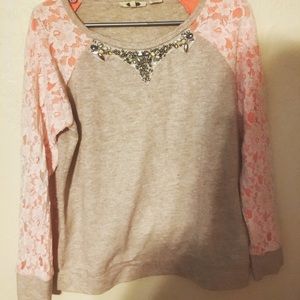 💎 Miss Me Jeweled Neck Top 💎