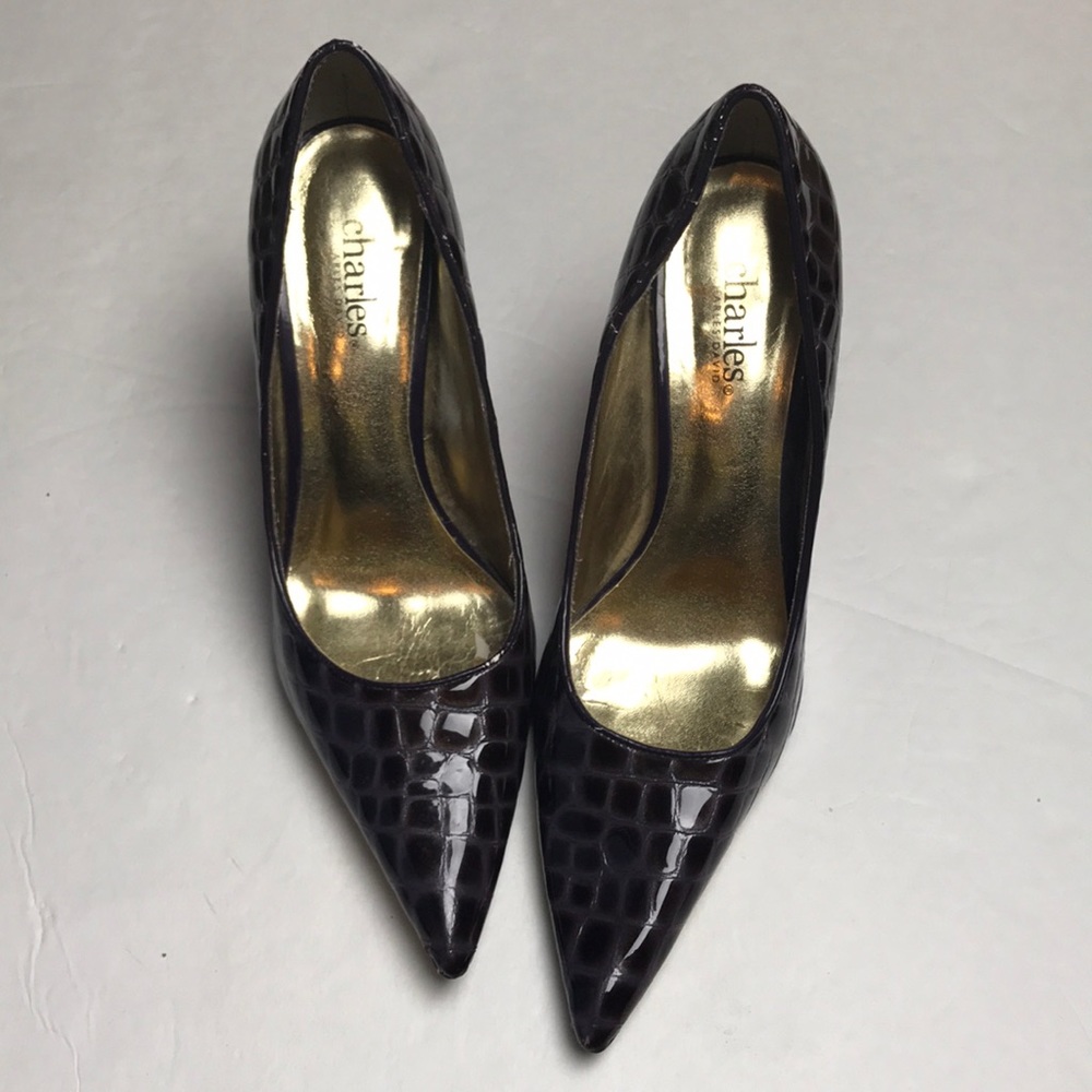 Charles David Purple Pumps - Size 7