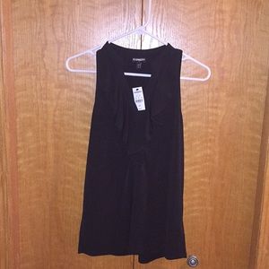 Black Express ruffled blouse