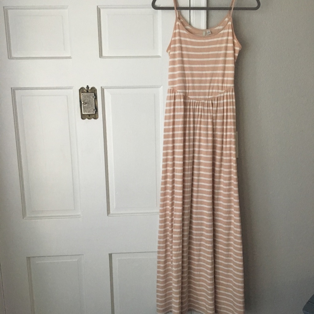 Lauren Conrad striped maxi dress