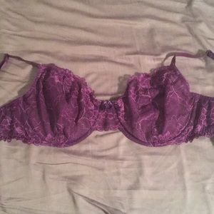 Purple Lace Bra