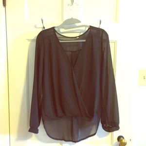 New sheer black blouse from Zara