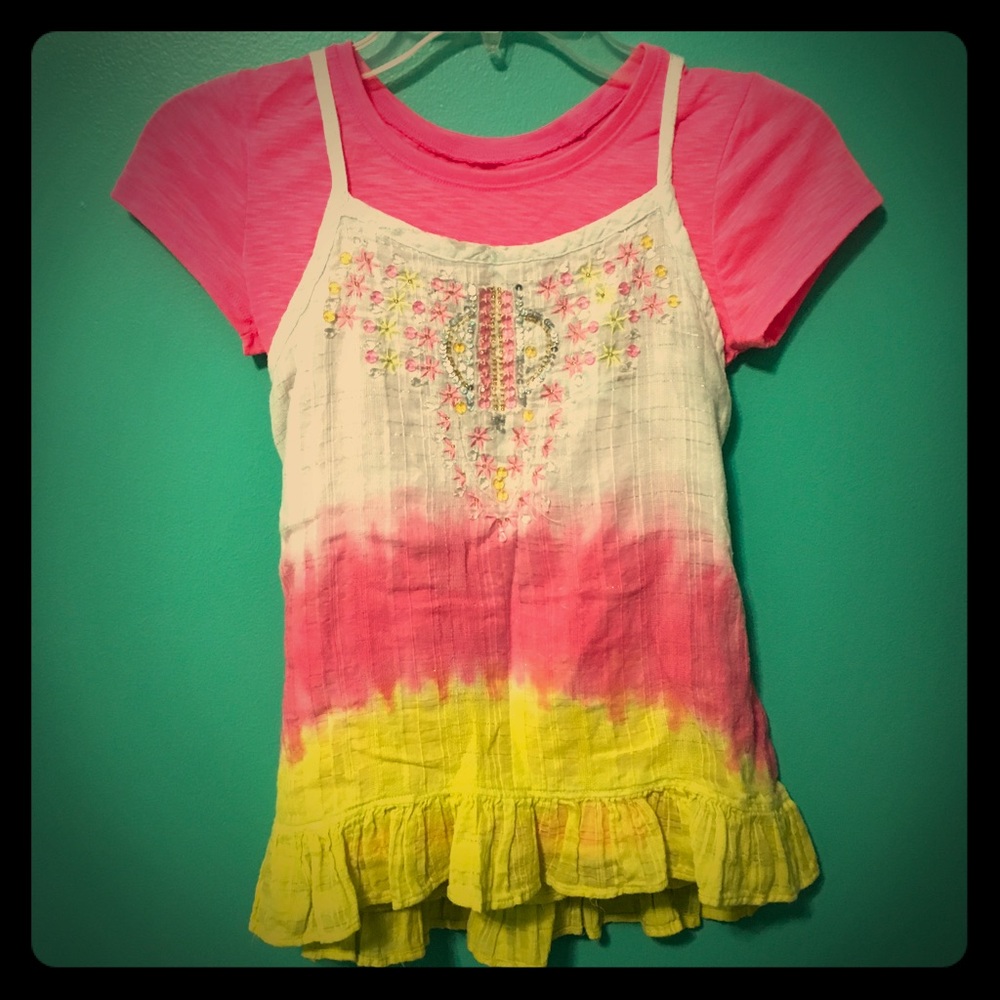 Justice Tye-Dye Tank and T-Shirt