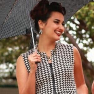 NWT Effie's Heart VARO Dress Houndstooth