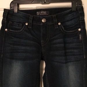 Silver Aiko dark wash boot cut, 29x31 LIKE NEW