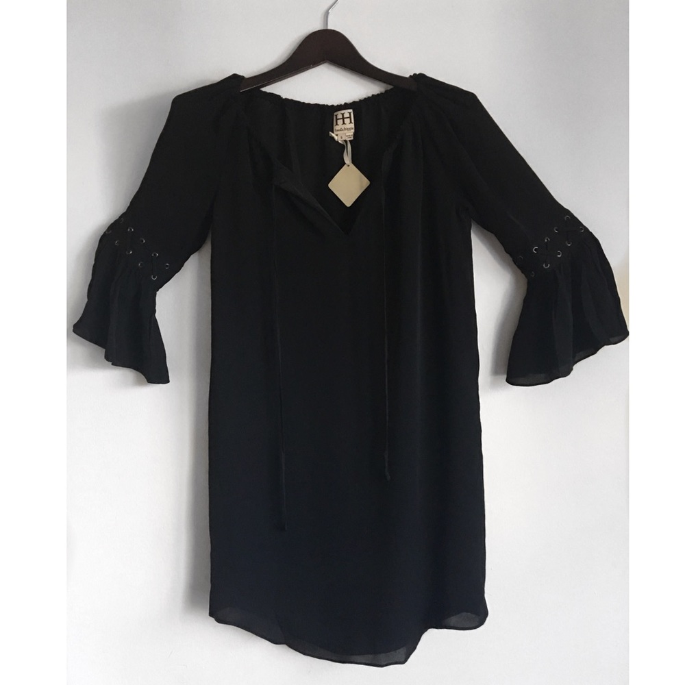 Haute Hippie black dress