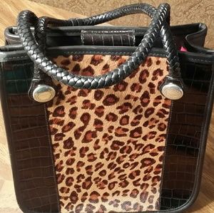 Brighton cheetah print handbag.