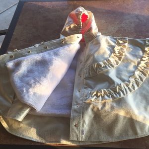 Oil & Water double lined rain poncho