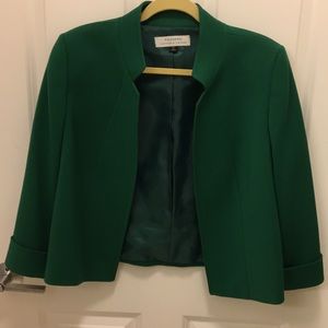 Size 12 green Tahari 3/4 sleeve jacket