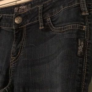 Silver Suki jegging, 30x31 med-dark wash