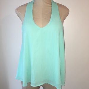 Turquoise top