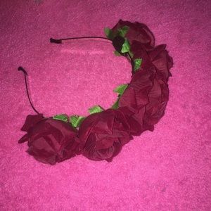 Rose crown headpiece