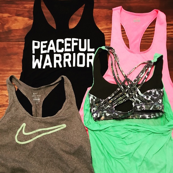 lululemon athletica Tops - Fitness Tank Bundle - Lululemon, Nike, etc.
