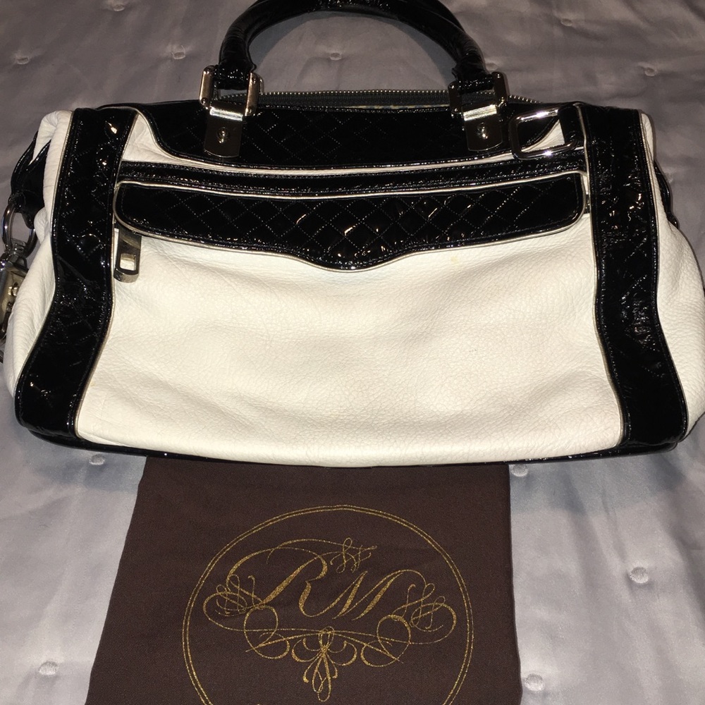 GUC Minkoff patent trim Morning After Mini bag