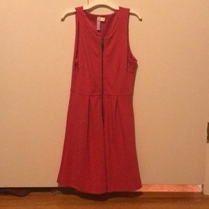 Francesca's pink zipper dress