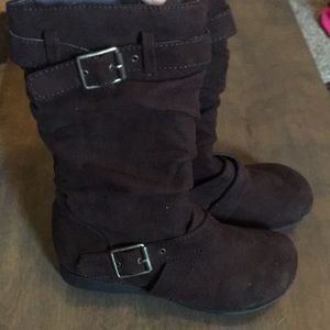 Girls knee high boots