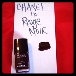 💫CHANEL NAIL POLISH💫#18 ROUGE NOIR