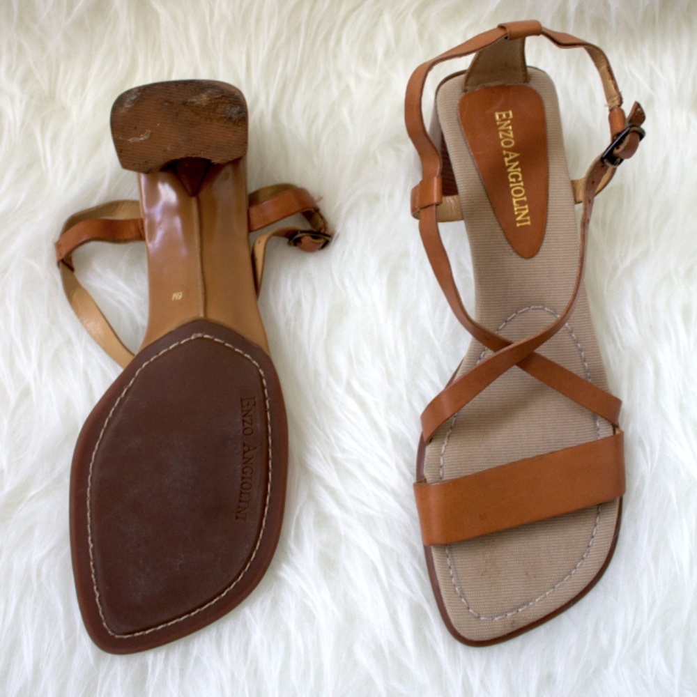 Enzo Angiolini Brown Sandals