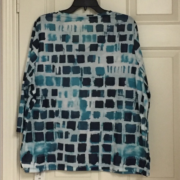 NWT - Allison Daley - 3/4 Length Sleeve Top - Picture 2 of 4