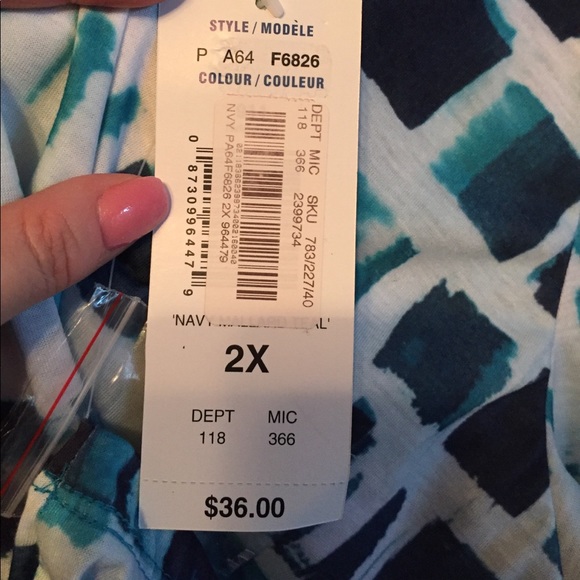 NWT - Allison Daley - 3/4 Length Sleeve Top - Picture 4 of 4