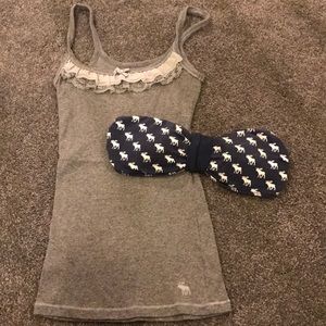 Abercrombie tank and bralette