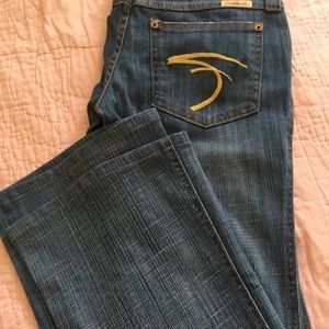 Frankie B flare jeans size 6 petite