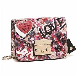 Furla Metropolis Love Hearts Cross Body NEW