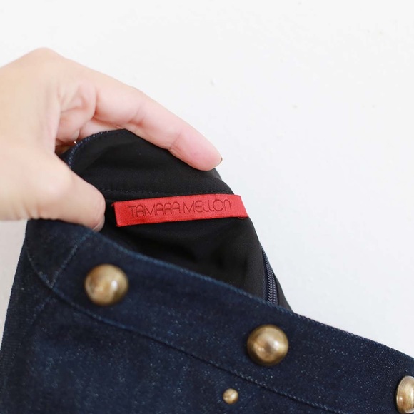 Tamara Mellon denim Studded skirt! - Picture 4 of 5