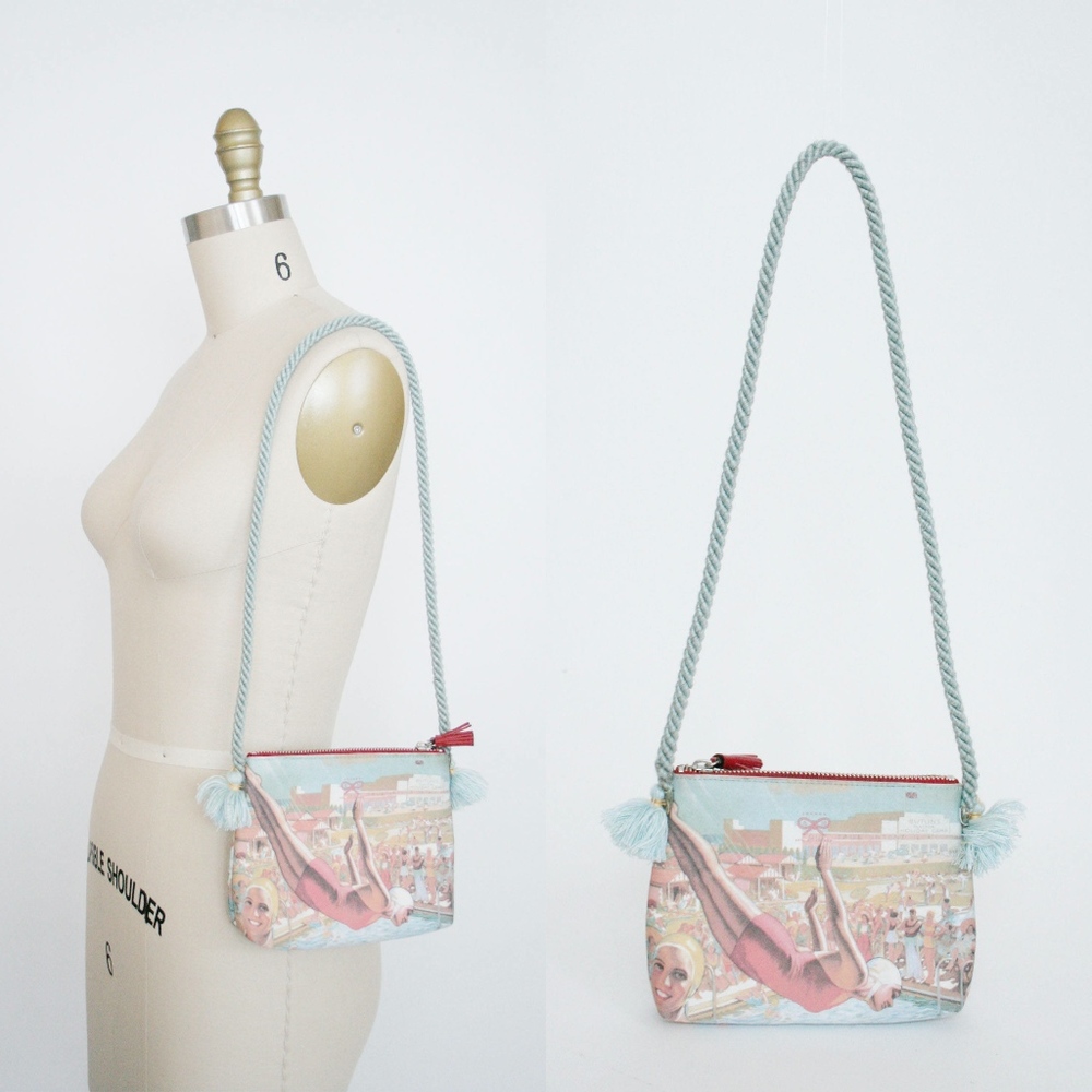 Anya Hindmarch Retro Pinup Swimmers Canvas Bag
