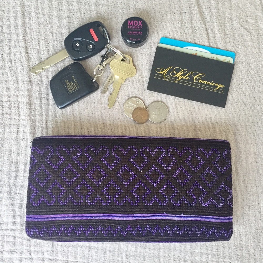 ⚡SALE⚡Textile Hand Embroidered Clutch