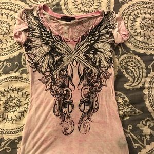 Rock & Roll Cowgirl bling top