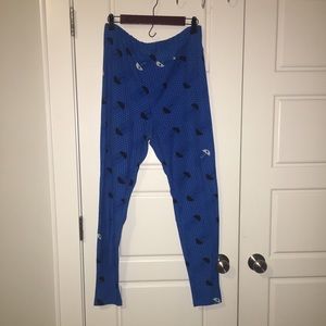 Like New LuLaRoe Blue with Unicorns & Umbrellas TC