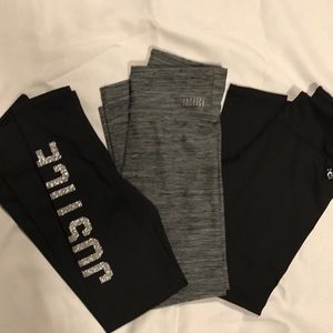 Lot: 3 Justice leggings
