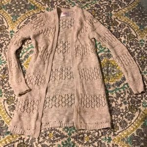Girls long sweater