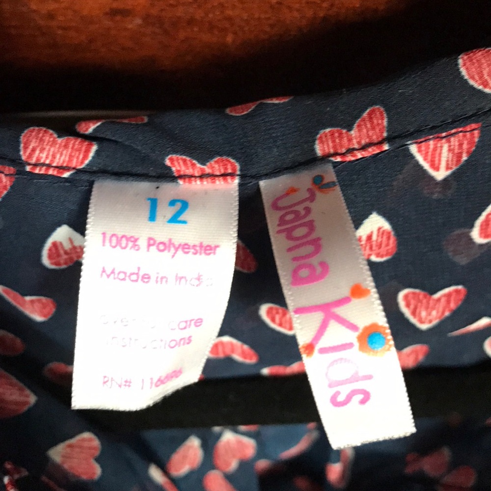 Heart Button-up Shirt - Picture 2 of 4