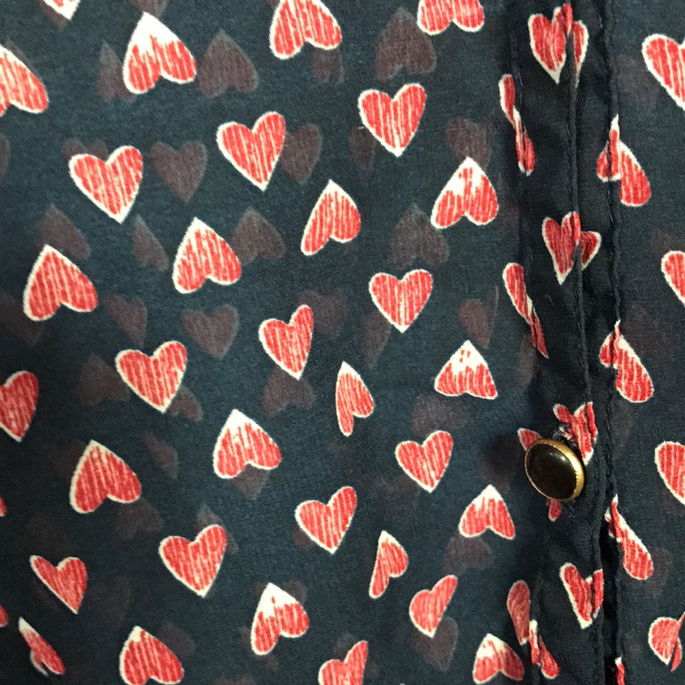 Heart Button-up Shirt - Picture 4 of 4
